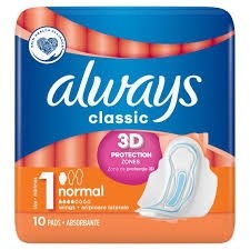 Always Classic 10ks Normal - Kosmetika Pro ženy Intimní hygiena Vložky